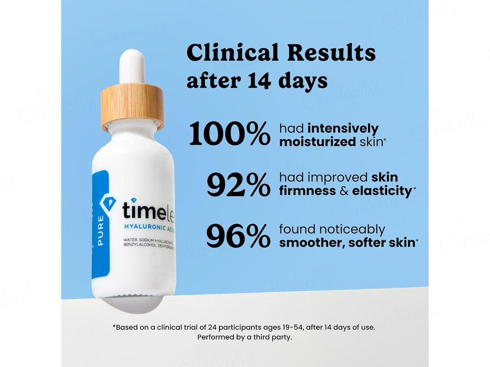 Timeless Skin Care 100% Pure Hyaluronic Acid Face Serum