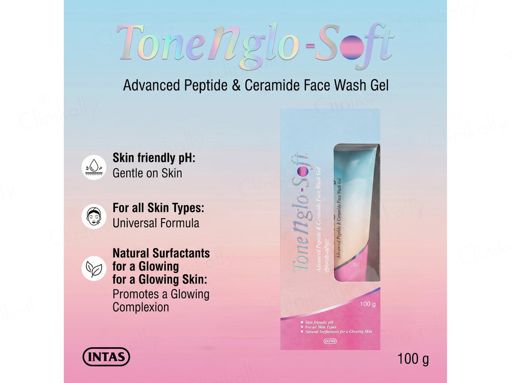 Tonenglo-Soft Advanced Peptide & Ceramide Face Wash Gel