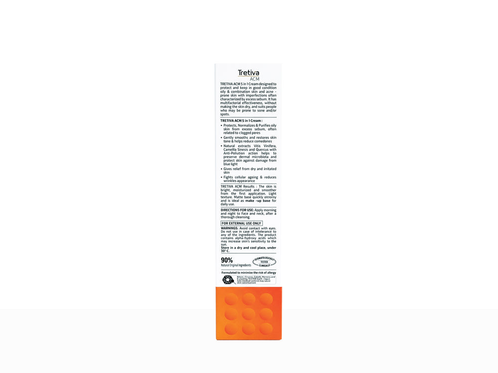 Tretiva ACM Matte Finish 5 In 1 Acne Control Cream