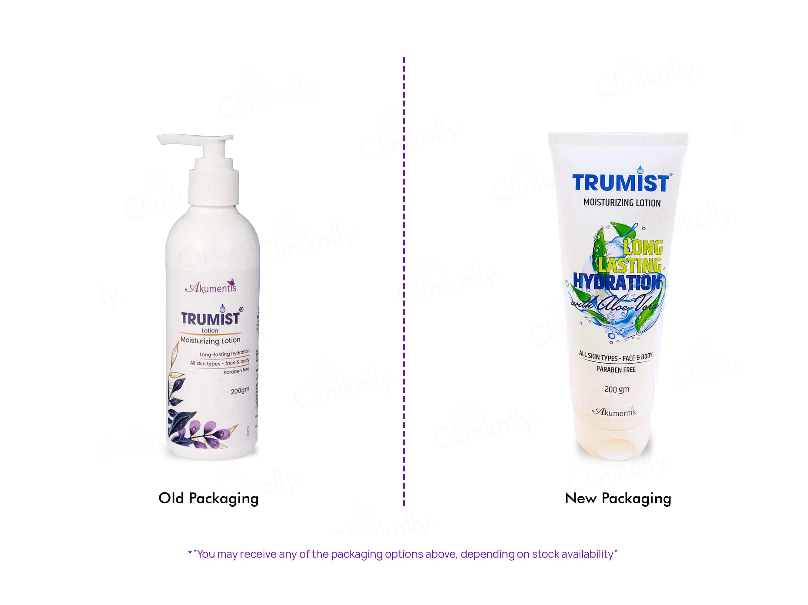 Trumist Moisturizing Lotion For All Skin Types