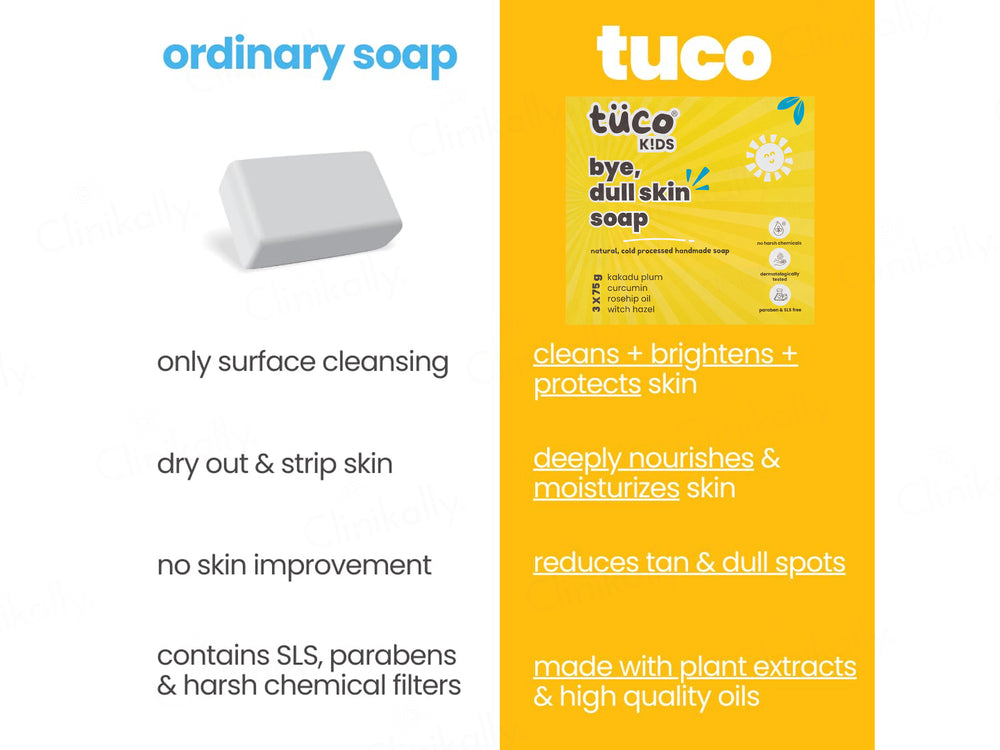 Tuco Kids Bye, Dull Skin Handmade Soap