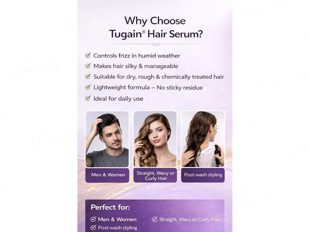 Tugain Frizz Control Hair Serum