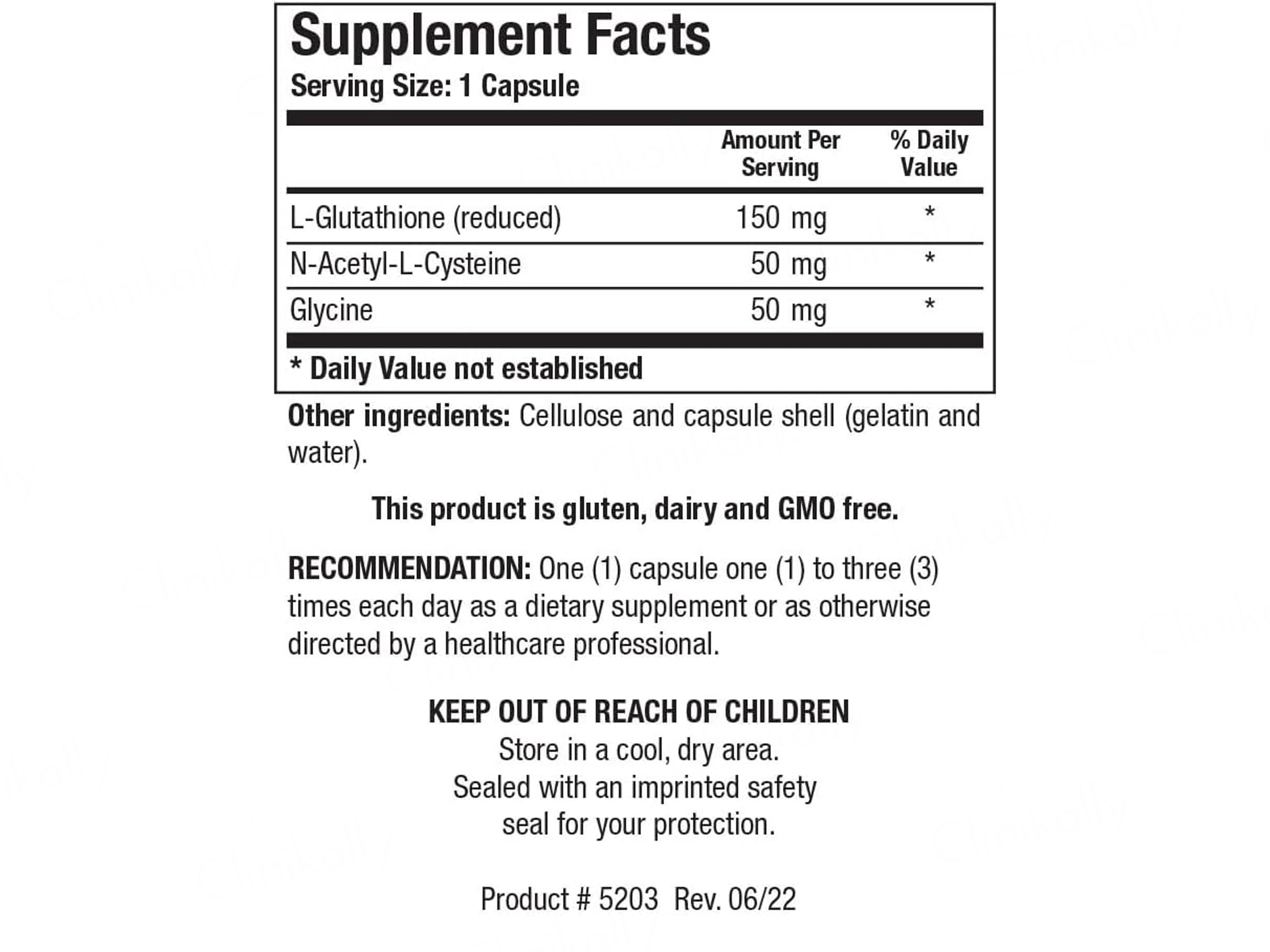 Biotics Research GSH-Plus Dietary Supplement Softgel Capsule