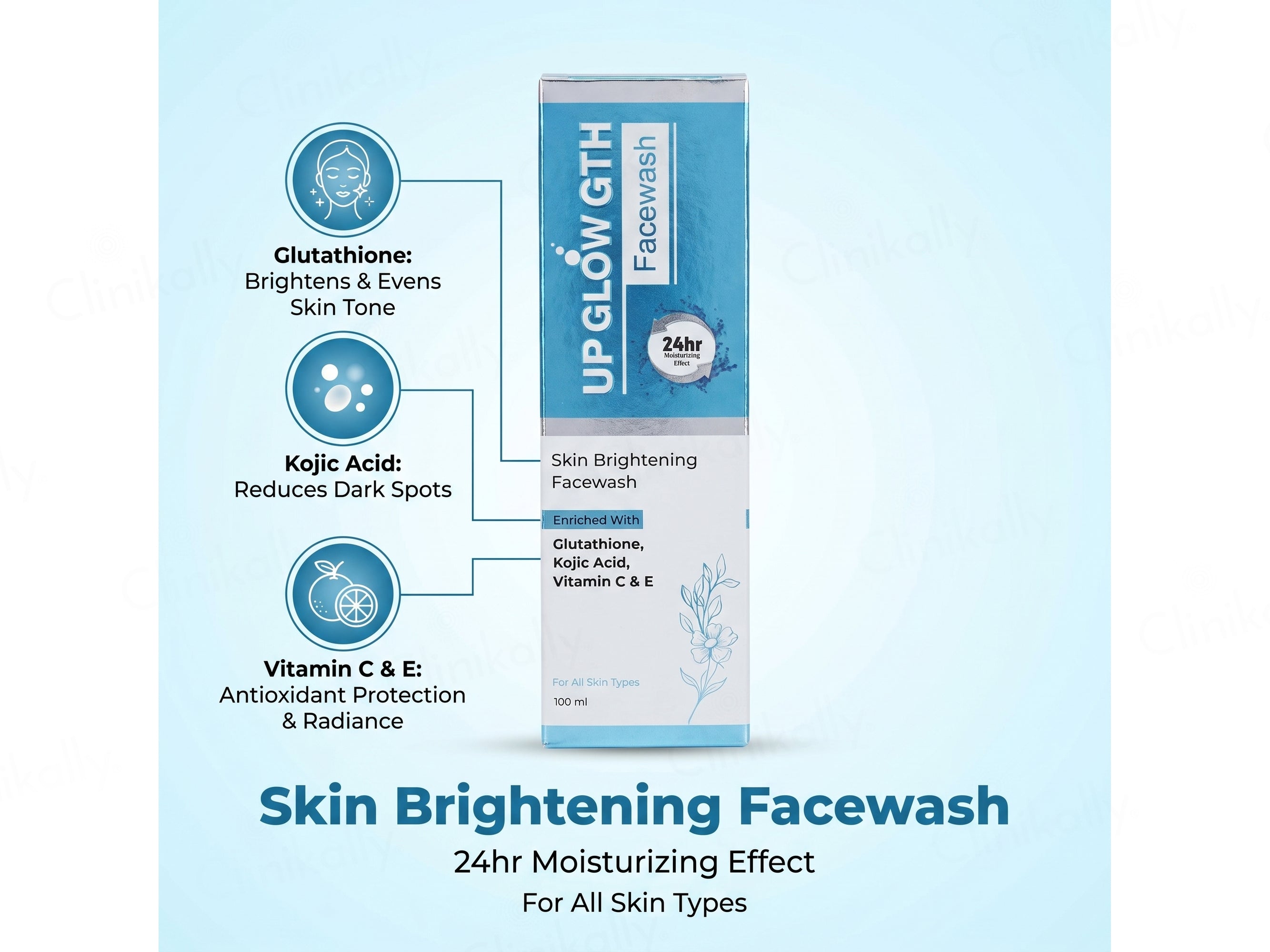 UP Glow GTH Skin Brightening Facewash
