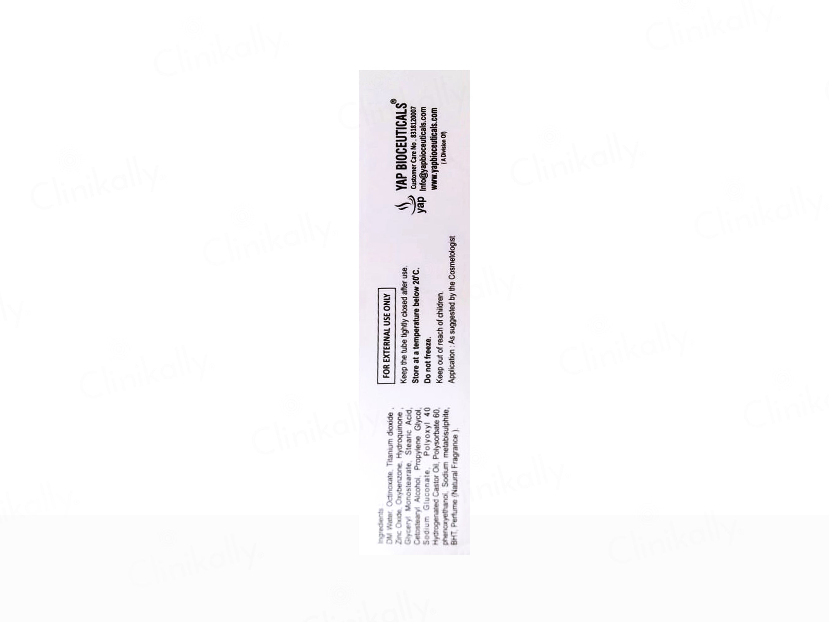 UV-Lite Hydroquinone Sunscreen Cream