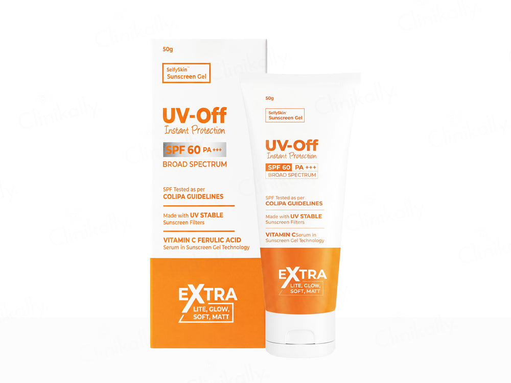 UV-Off Instant Protection Vitamin C & Ferulic Acid Sunscreen Gel SPF 60 PA+++