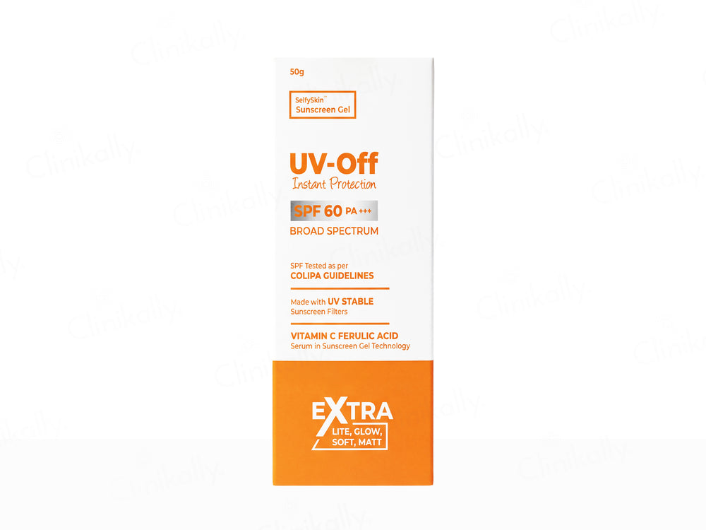 UV-Off Instant Protection Vitamin C & Ferulic Acid Sunscreen Gel SPF 60 PA+++