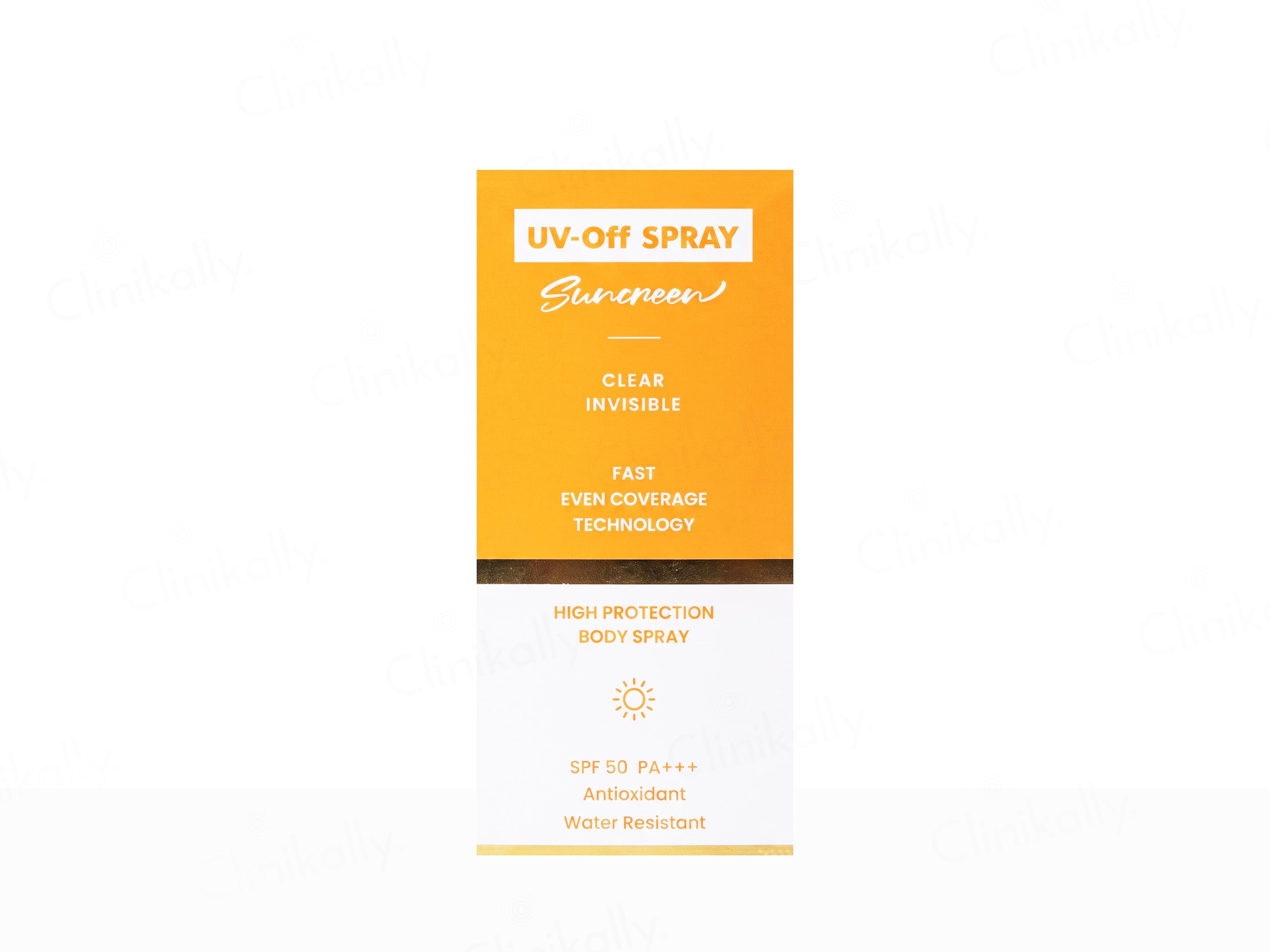 UV-Off Spray Clear Invisible Body Sunscreen SPF 50 PA+++