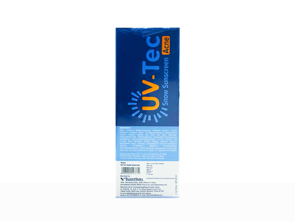 UV-Tec Acne Snow Sunscreen SPF 50 PA+++