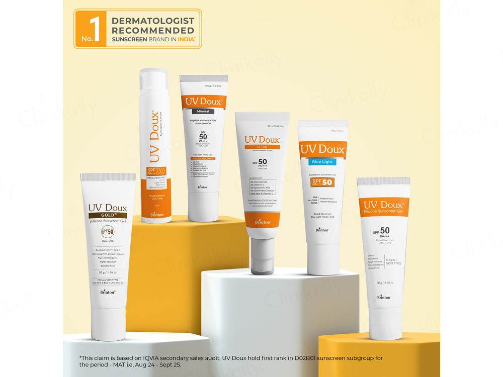 UV Doux Mineral Sunscreen Gel SPF 50 PA+++