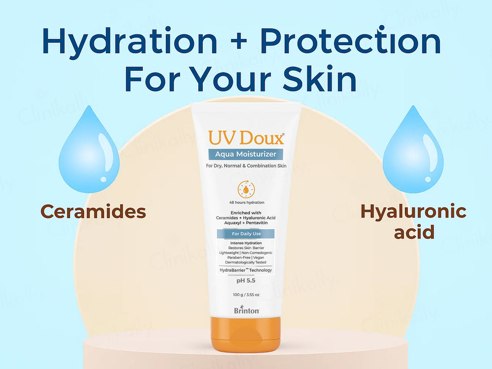 UV Doux Aqua Lightweight Moisturizer For Dry, Normal & Combination Skin