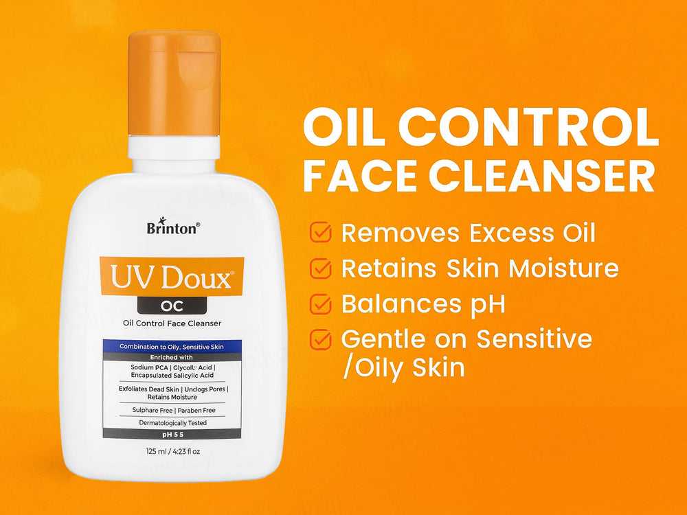UV Doux OC Oil Control Face Cleanser For Combination To Oily, Sensitive Skin