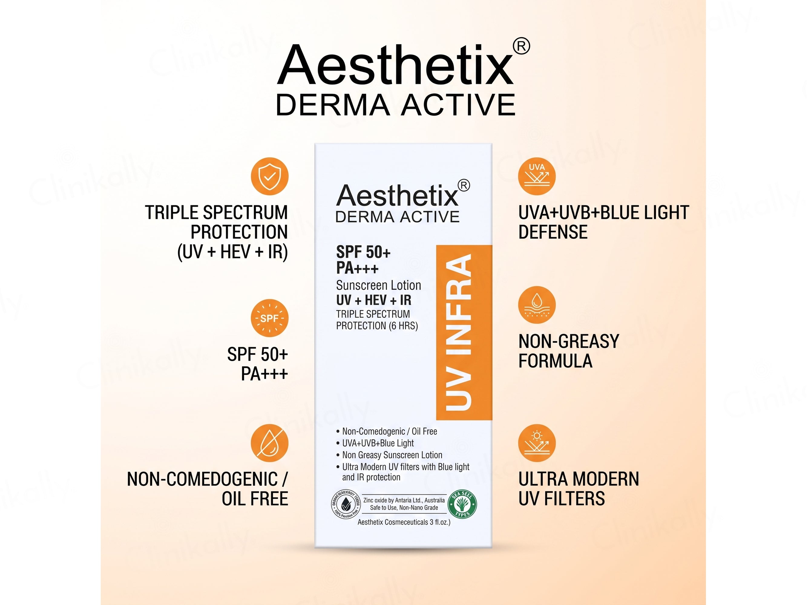 UV Infra Sunscreen Lotion SPF 50+ PA+++