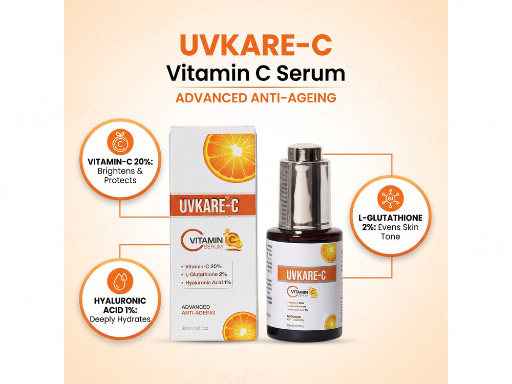 UVKare-C Vitamin C Advanced Anti-Ageing Face Serum