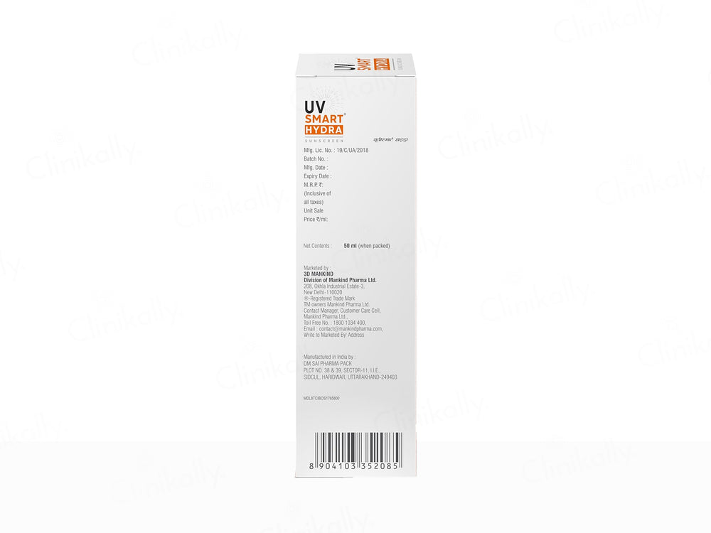 UV Smart Hydra Sunscreen SPF 50 PA++++