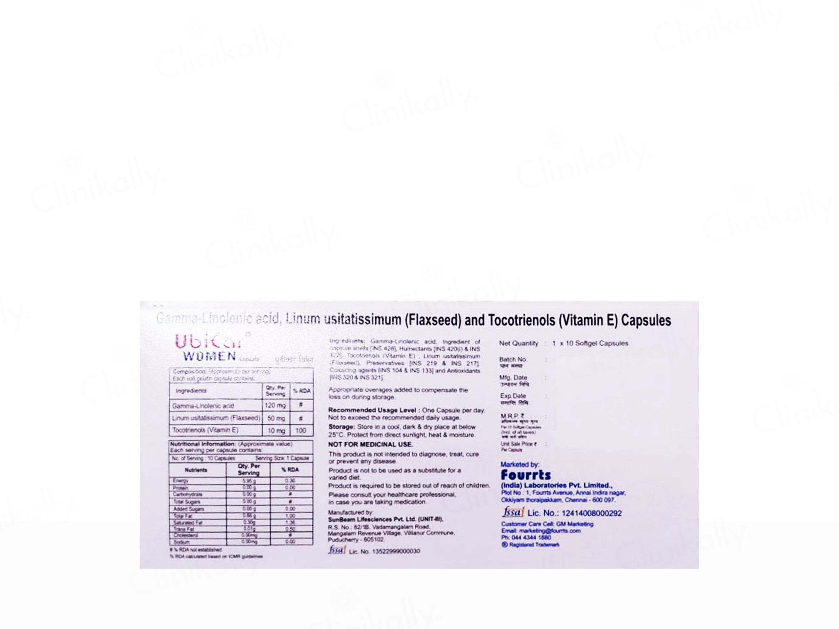 Ubicar Women Nutraceutical Capsule