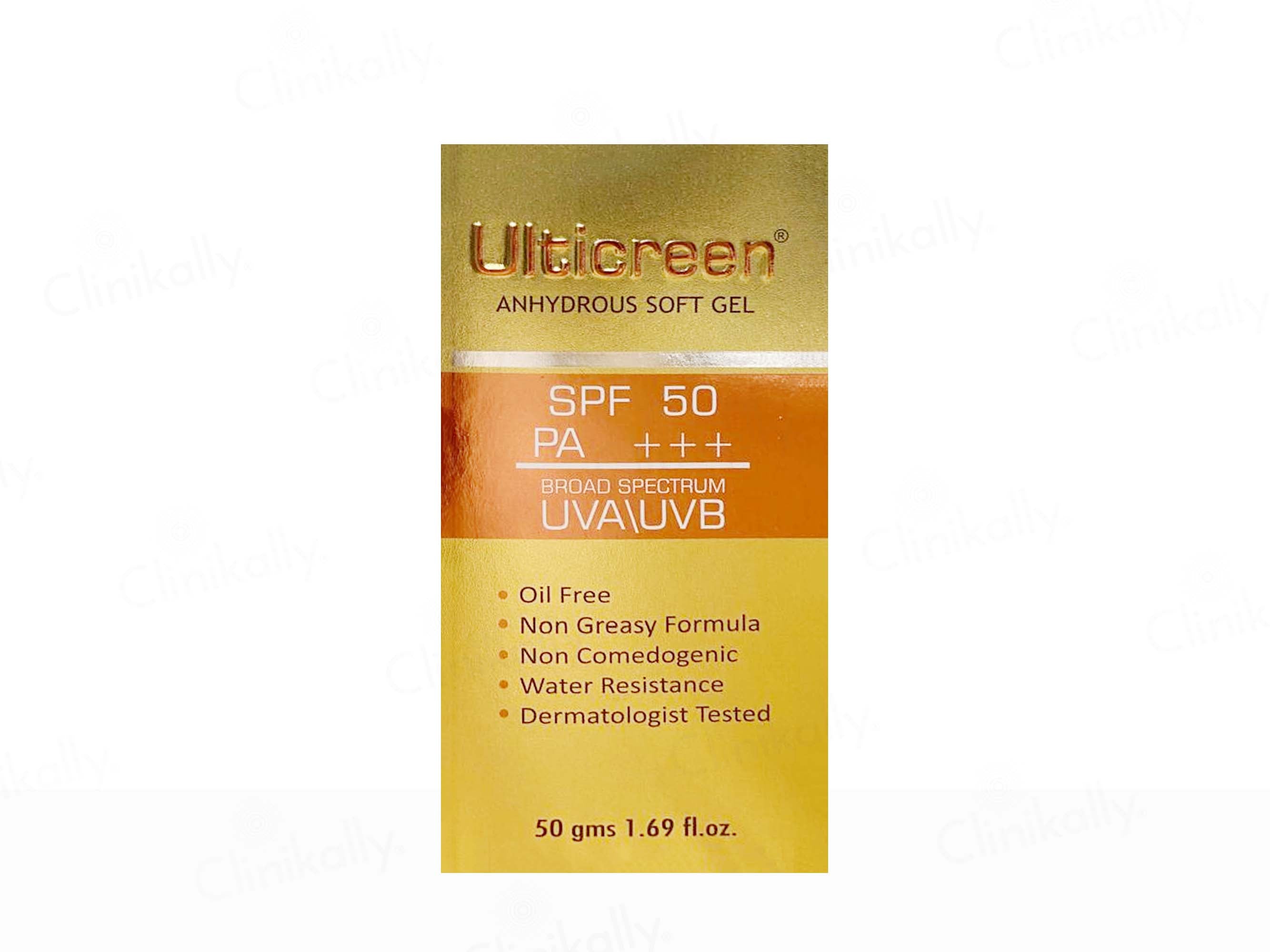 Ulticreen Anhydrous Soft Gel Sunscreen SPF 50 PA +++
