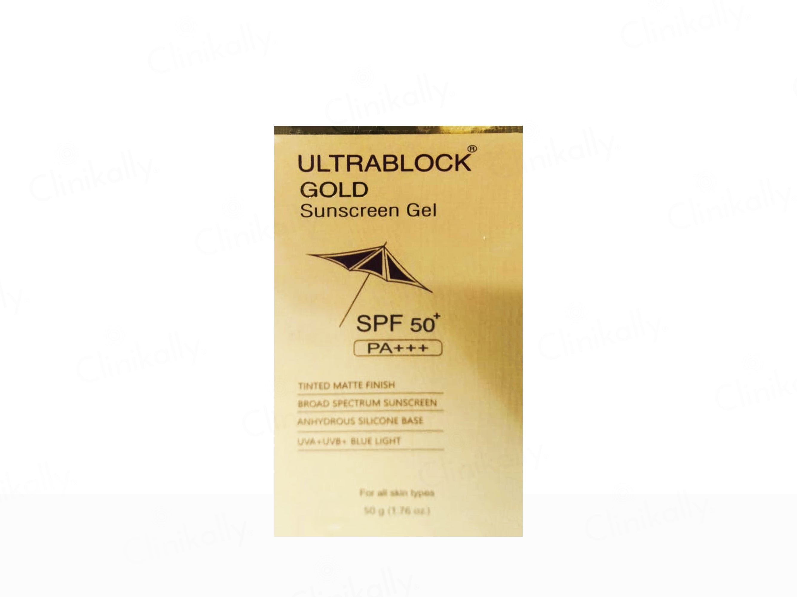 Ultrablock Gold Tinted Matte Finish Sunscreen Gel SPF 50+ PA+++