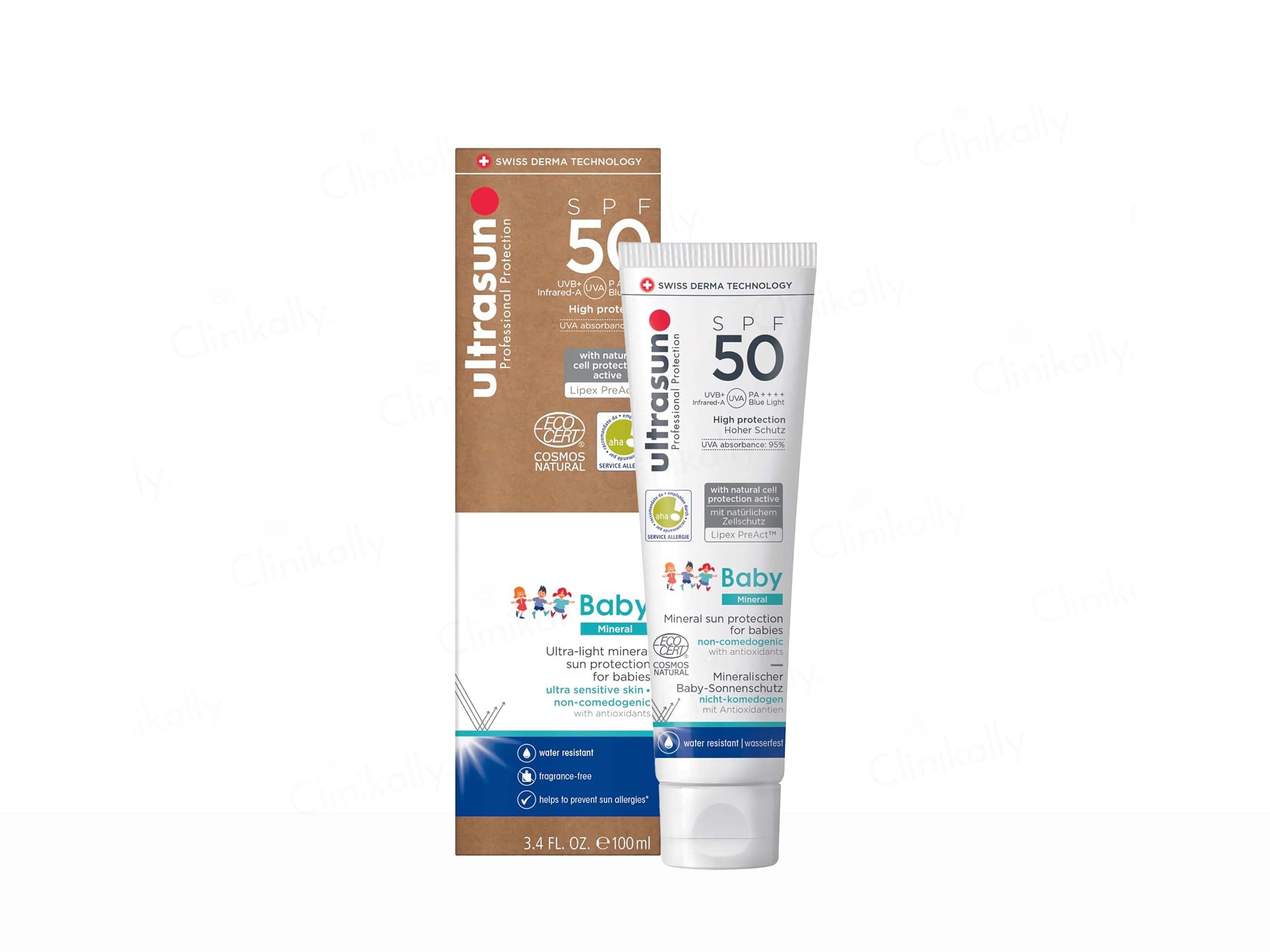 Ultrasun Baby Mineral Sunscreen SPF 50 PA++++