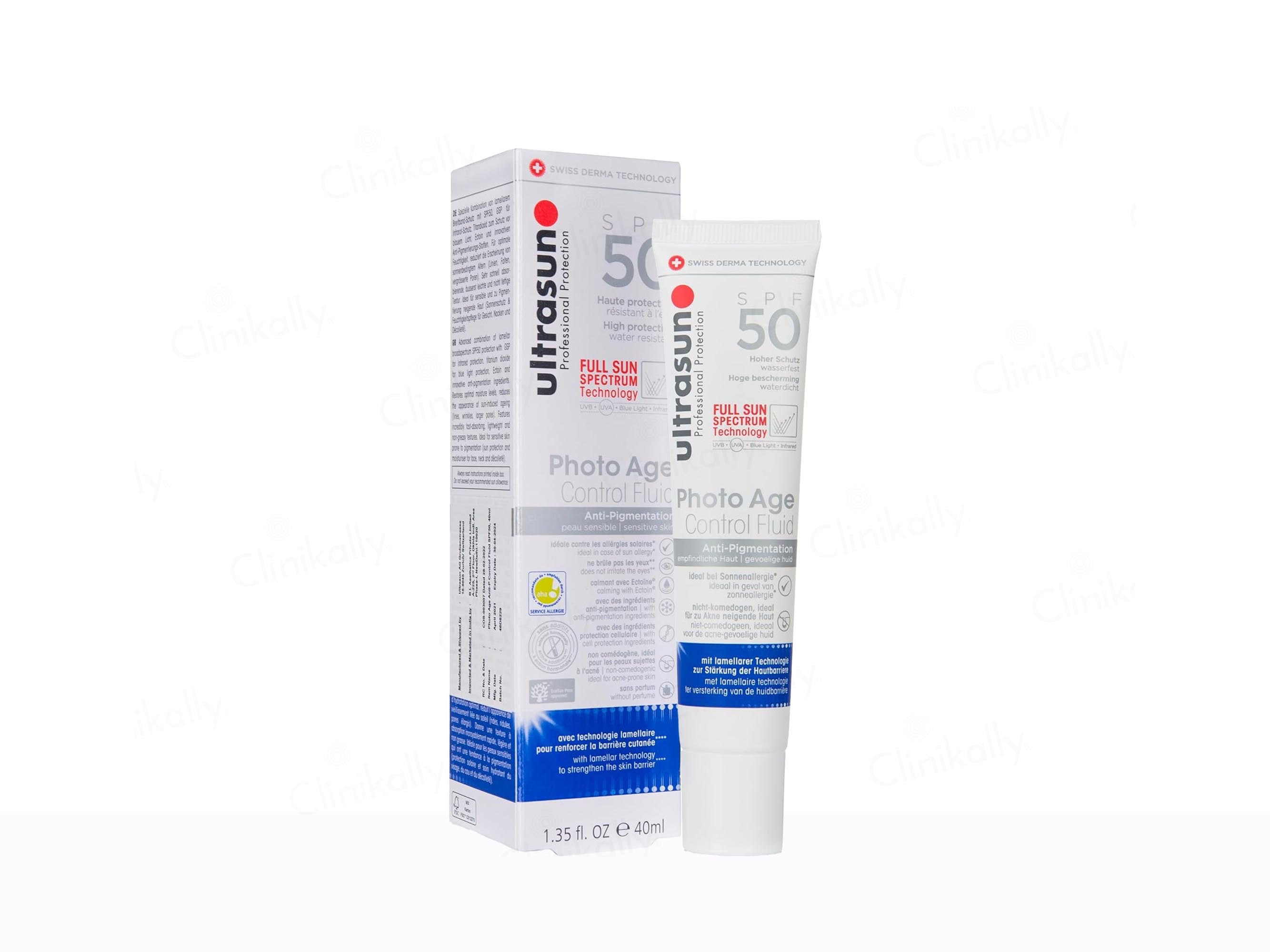 Ultrasun Photo Age Control Fluid Anti-Pigmentation Sunscreen SPF 50 PA++++