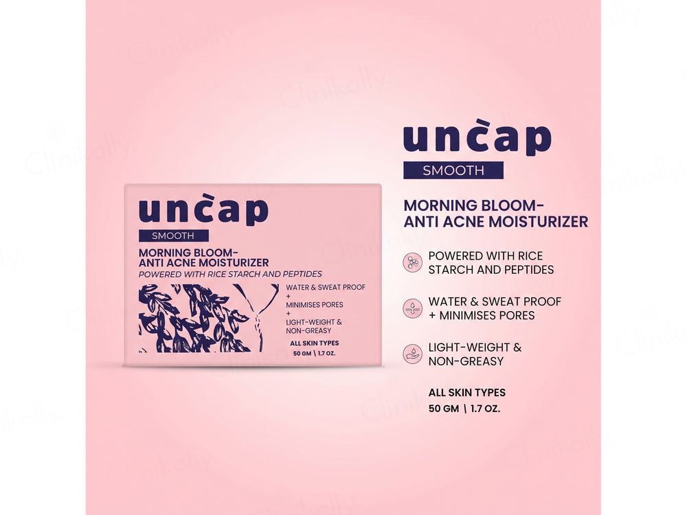 Uncap Smooth Morning Bloom-Anti Acne Moisturizer
