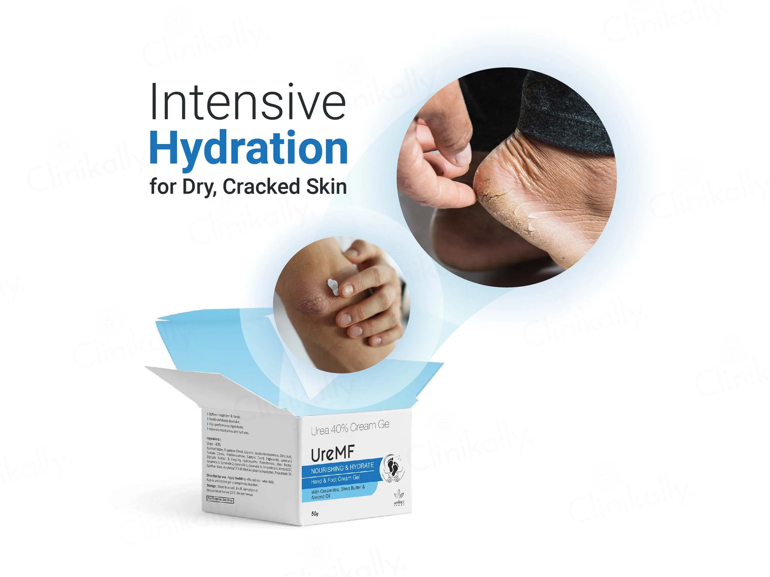 UreMF 40% Urea Hand & Foot Cream Gel