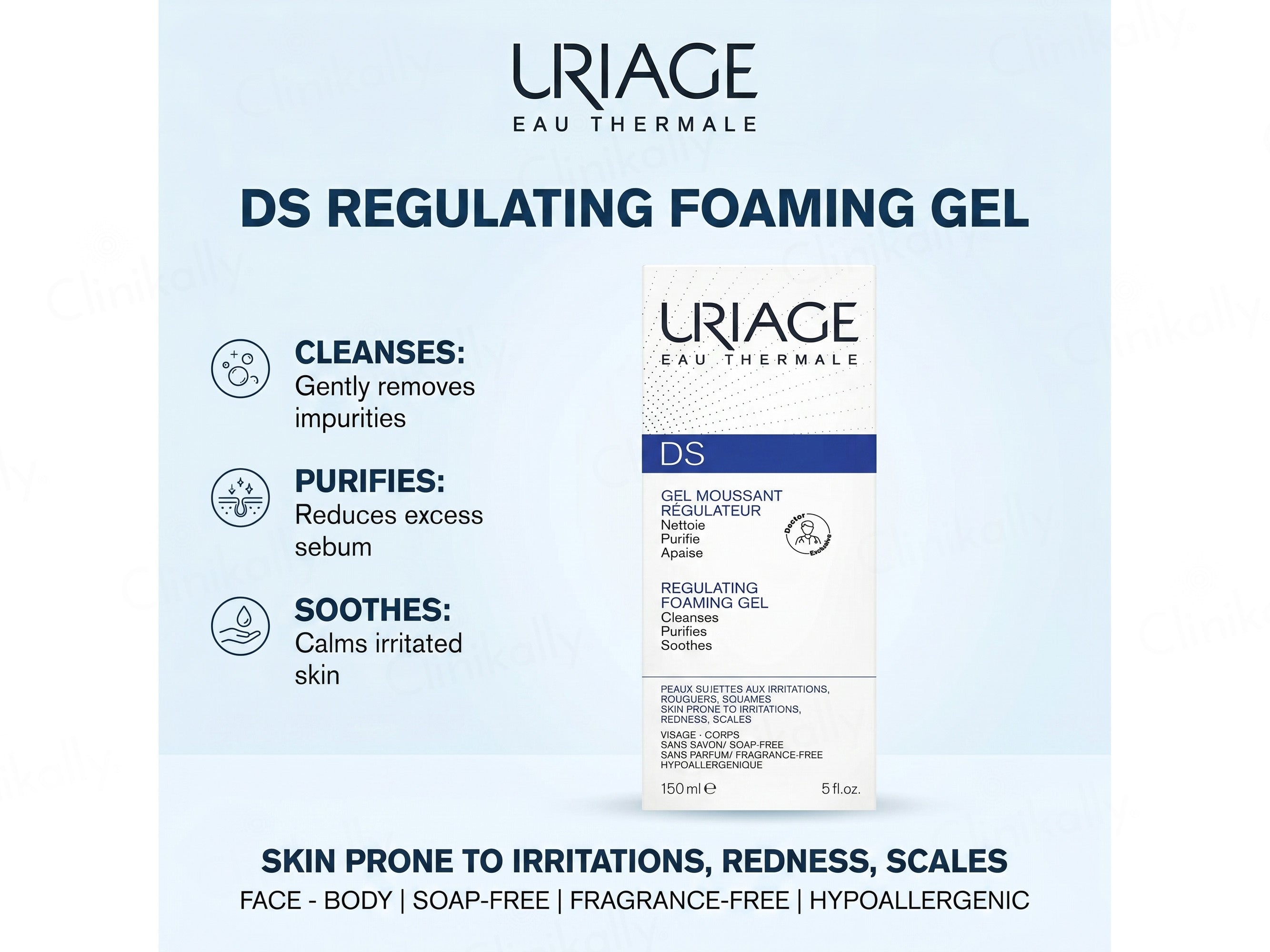 Uriage DS Regulating Foaming Gel