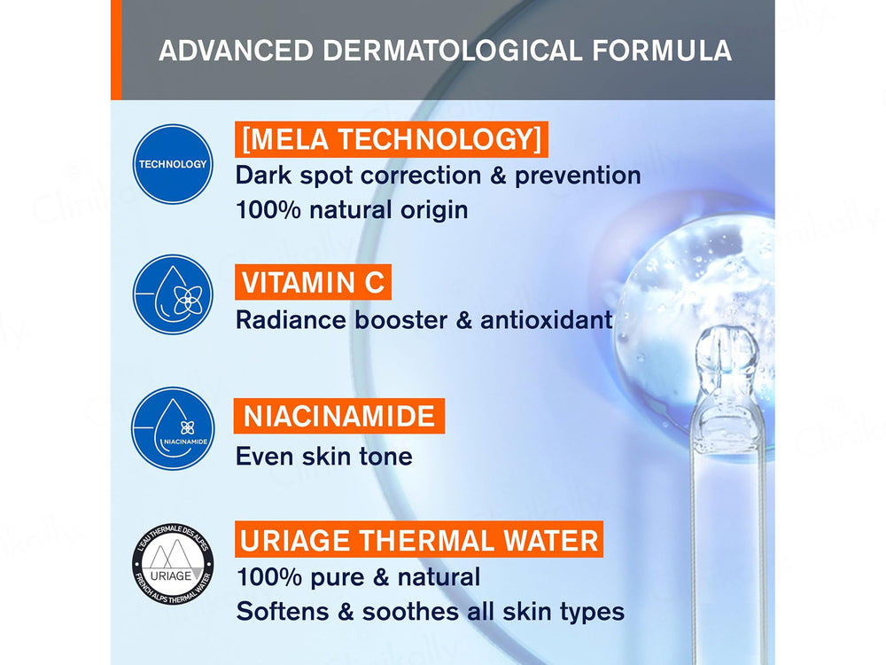 Uriage Depiderm Brightening Cleansing Foaming Cream With Vitamin C