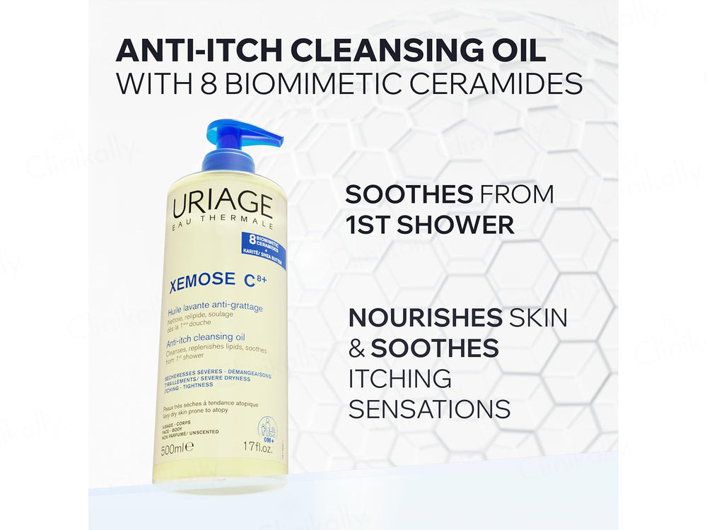 Uriage Xemose C8+ Anti-Itch Cleansing Oil