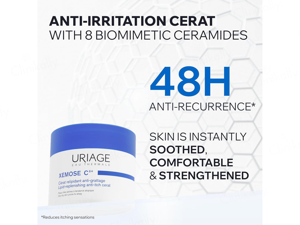 Uriage Xemose C8+ Lipid-Replenishing Anti-Itch Cerat