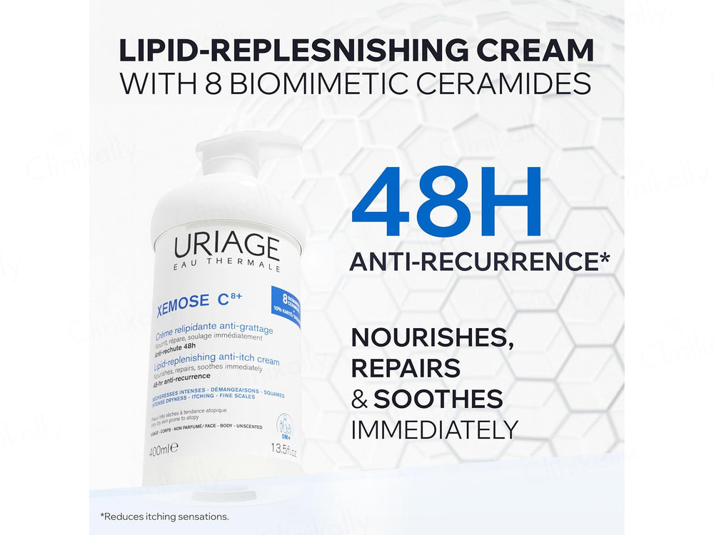 Uriage Xemose C8+ Lipid-Replenishing Anti-Itch Cream