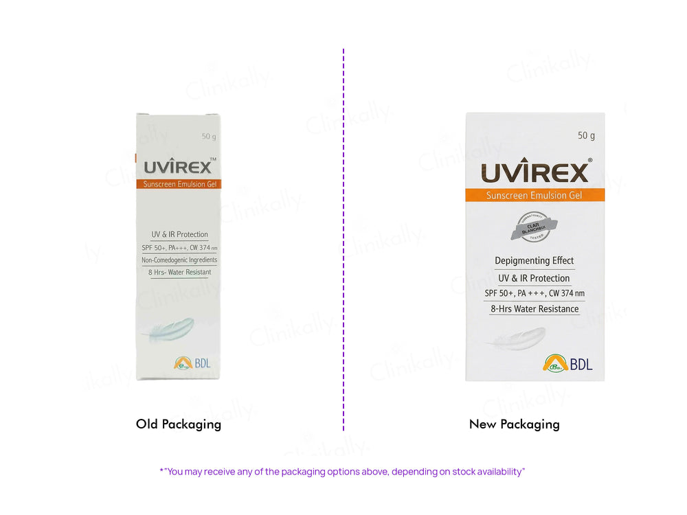 Uvirex Sunscreen Emulsion Gel SPF 50+