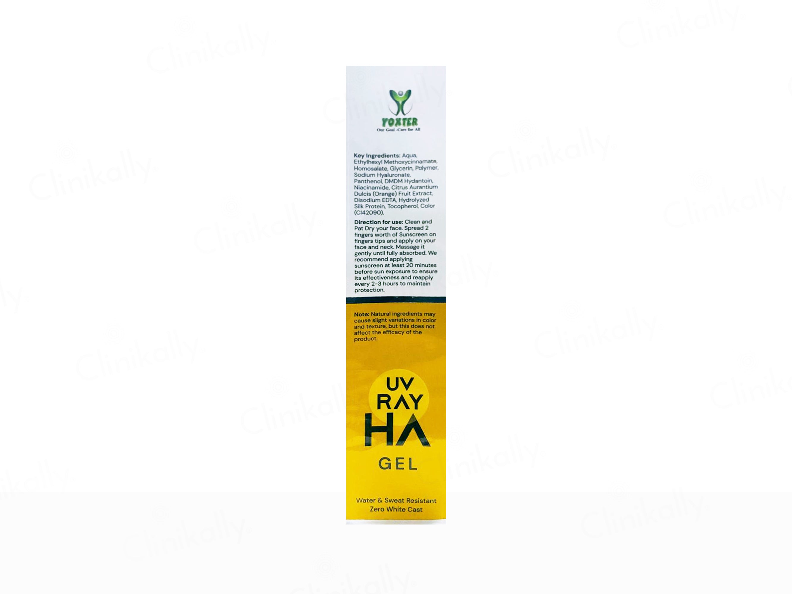 Uvray HA Sunscreen Gel SPF 50 PA++++