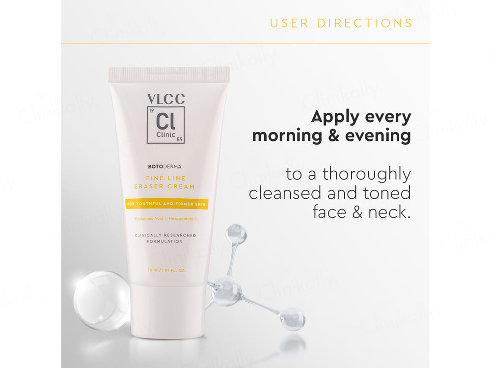 VLCC Clinic Botoderma Fine Line Eraser Cream For Youthful & Firmer Skin