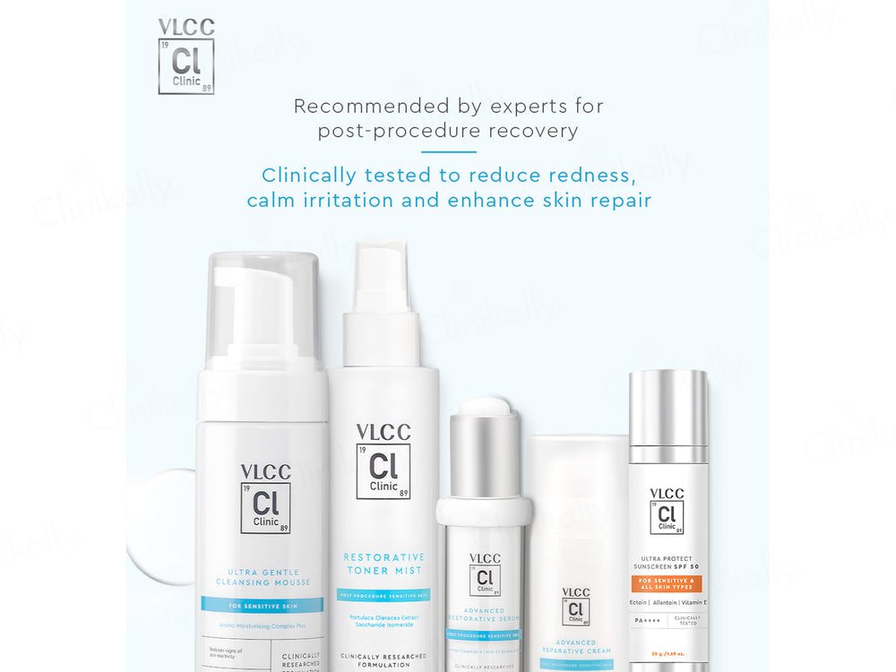 VLCC Clinic Post Procedure Treatment Regime Kit For Sensitive Skin