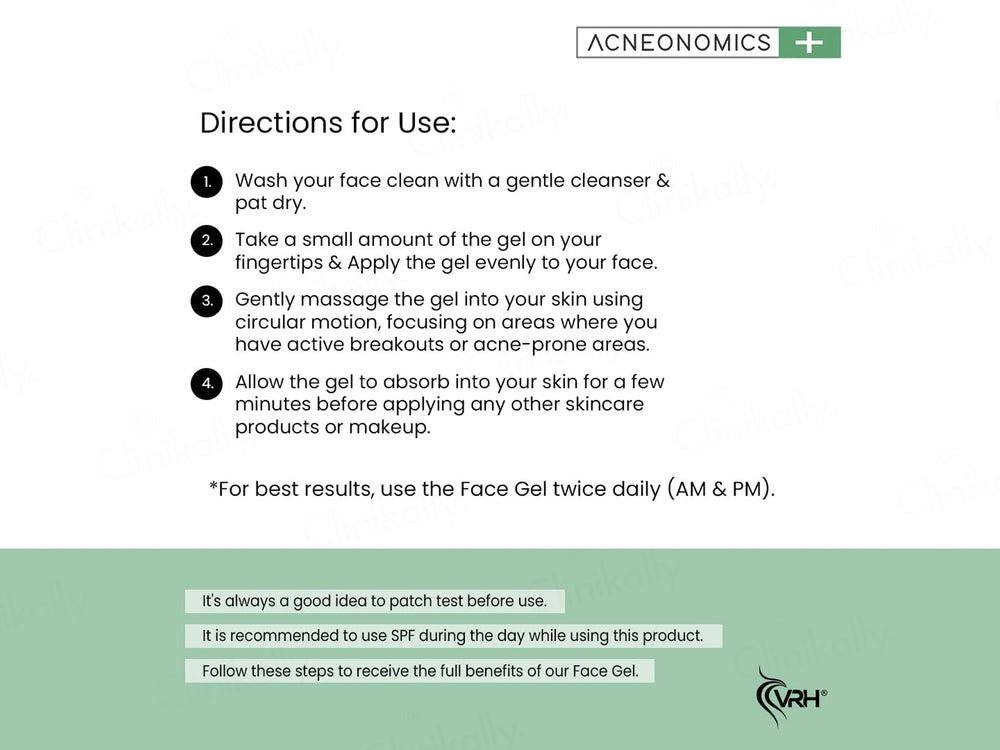 VRH Acne Clarify Therapy Acne Face Gel