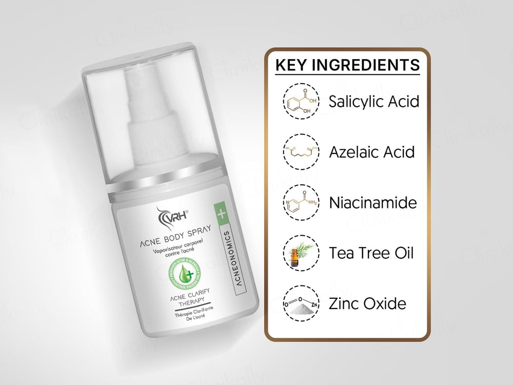 VRH Acne Clarify Therapy Body Spray