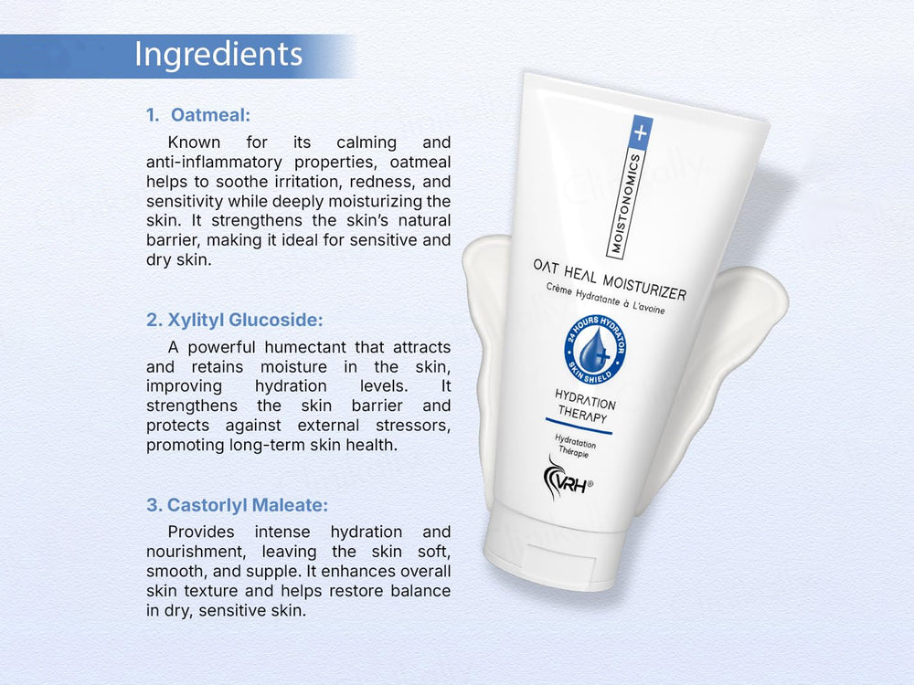 VRH Oat Heal Hydration Therapy Moisturizer Lotion