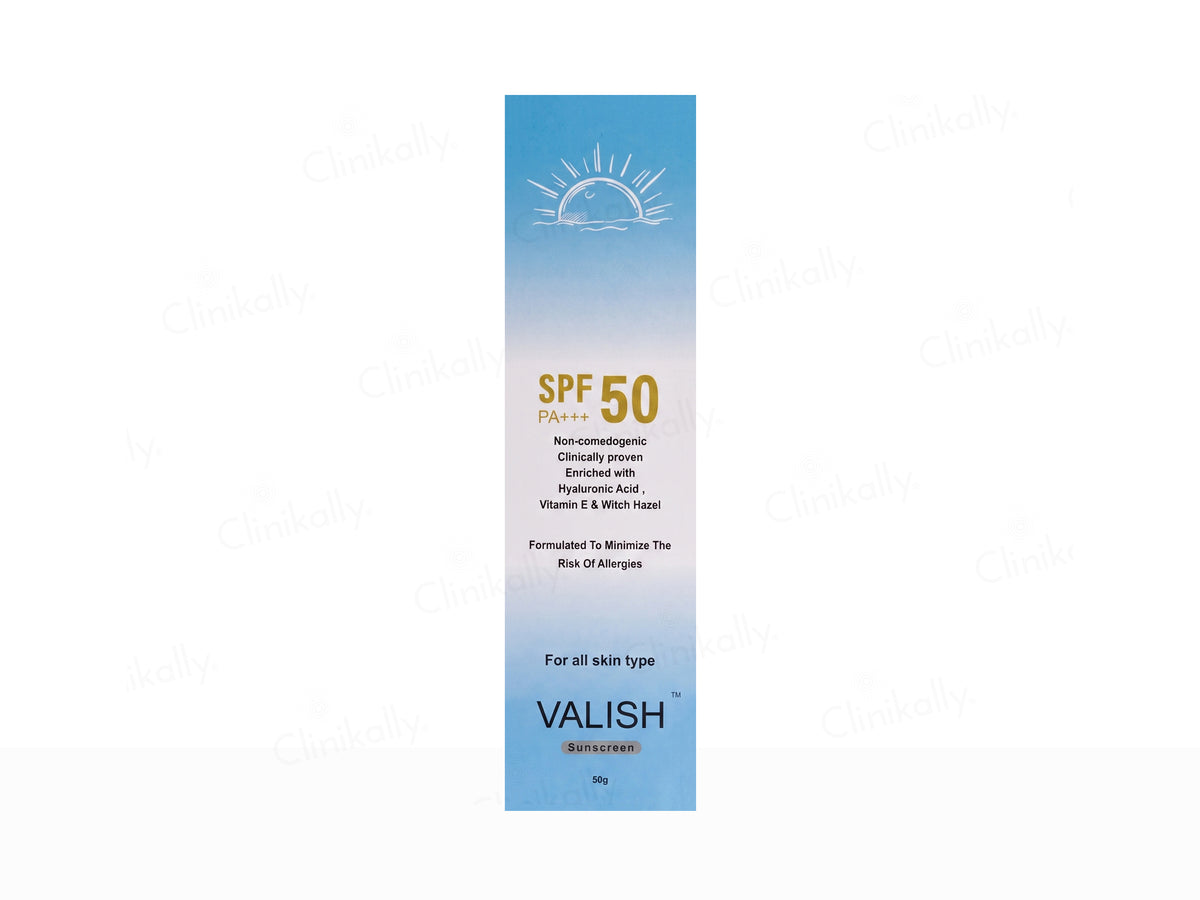 Valish Sunscreen SPF 50 PA+++