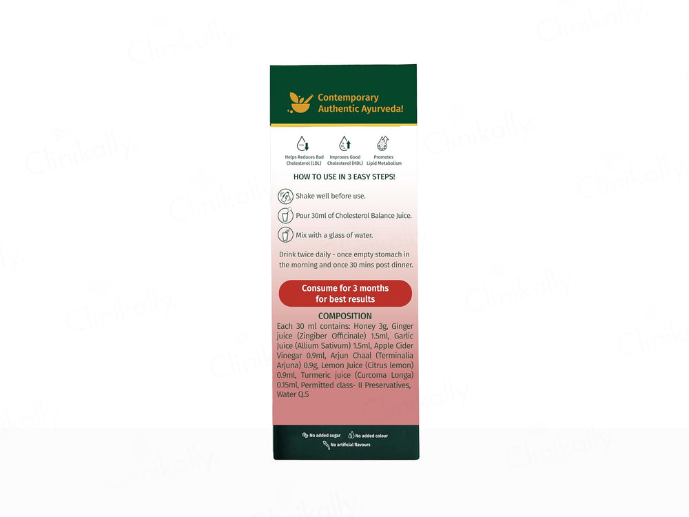 Vansaar 45+ Healthy Heart Cholesterol Balance Supplement Juice