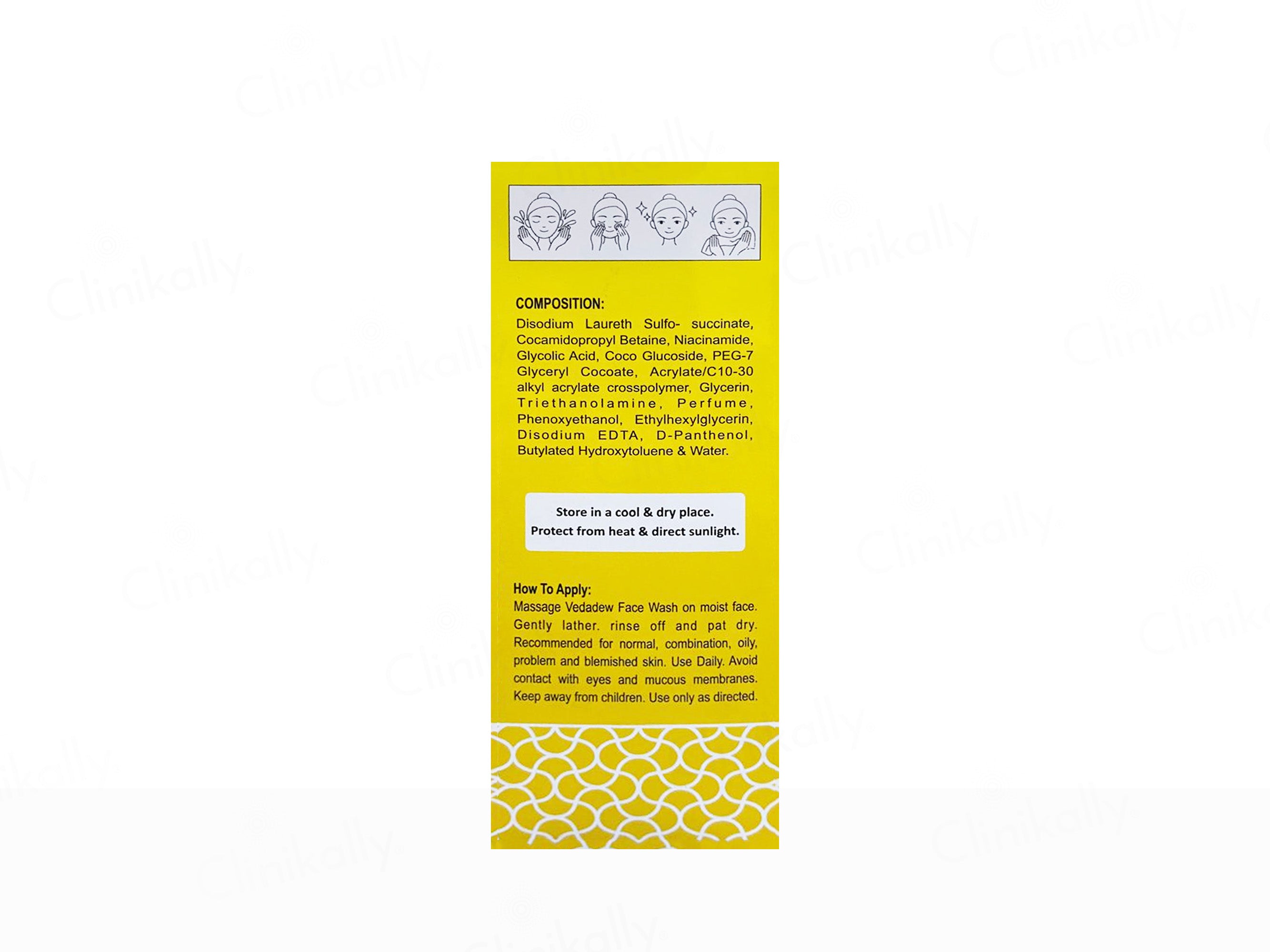 Vedadew Vitamin B3 Skin Rejuvenating Face Wash