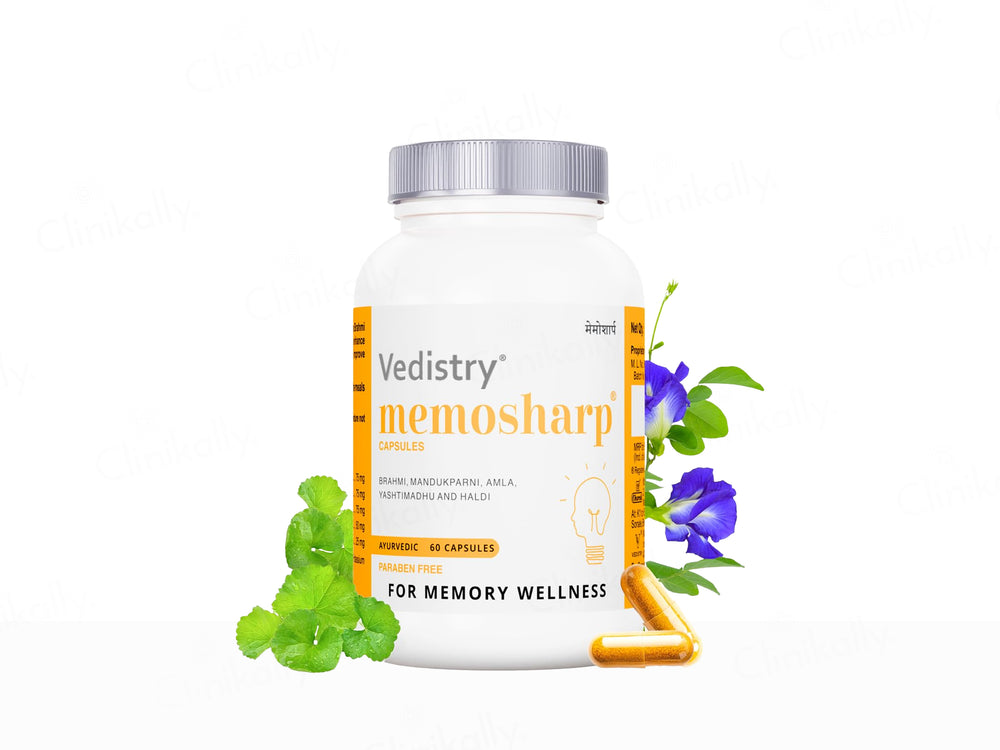 Vedistry Memosharp Memory Wellness Ayurvedic Capsule