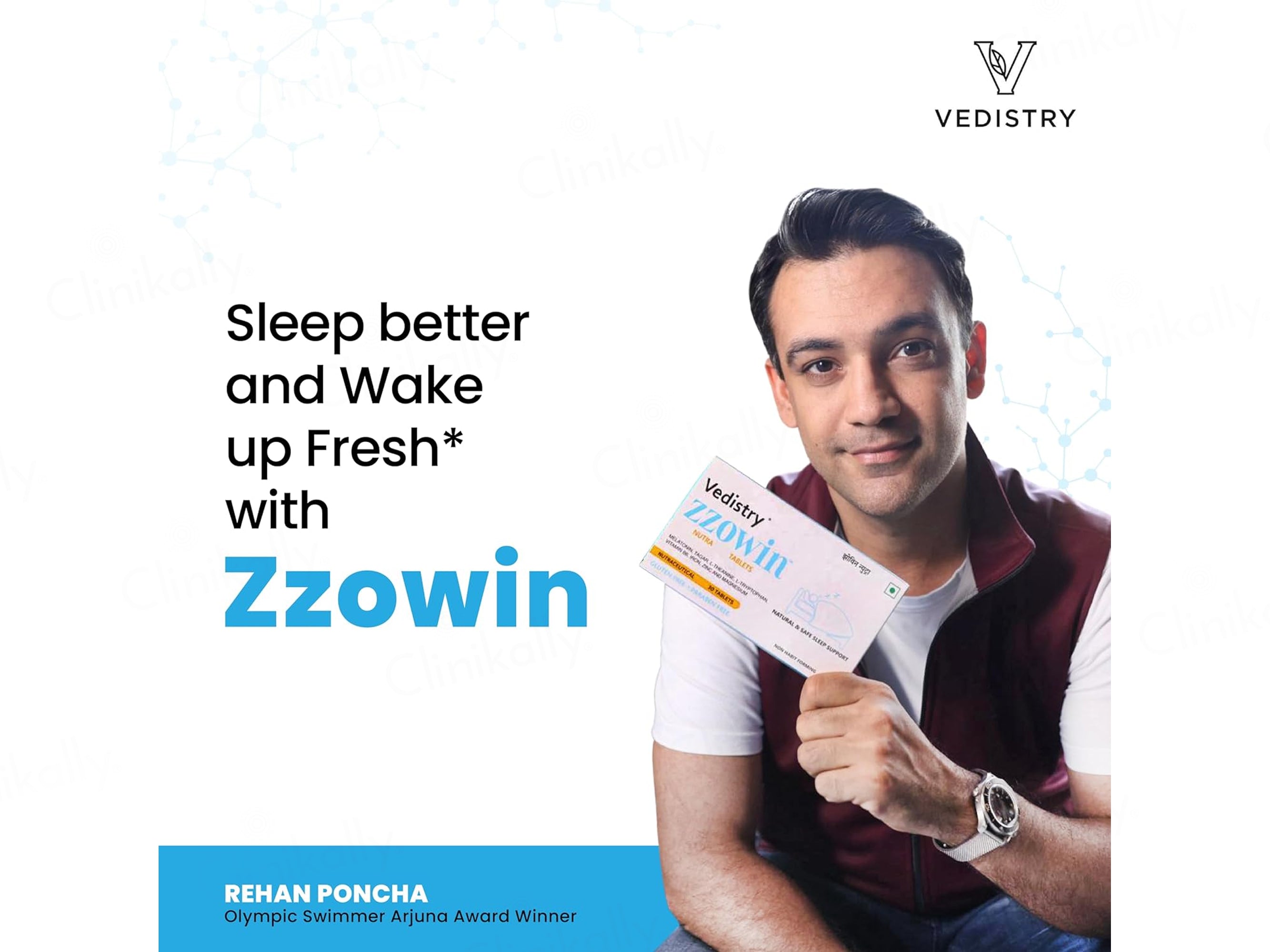 Vedistry Zzowin Nutra Tablet For Natural & Safe Sleep