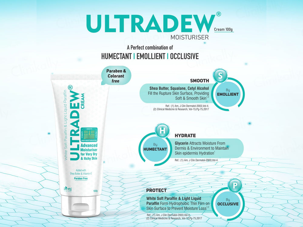 Vegetal Ultradew Advanced Moisturiser Cream For Very Dry & Itchy Skin