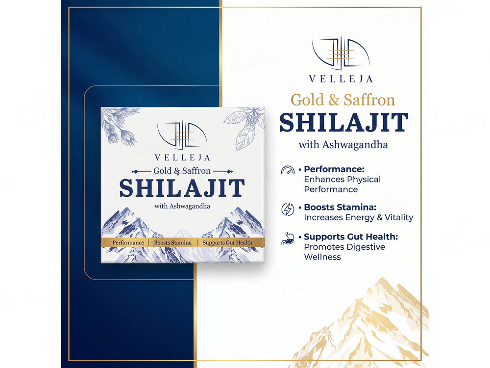 Velleja Gold & Saffron Shilajit With Ashwagandha