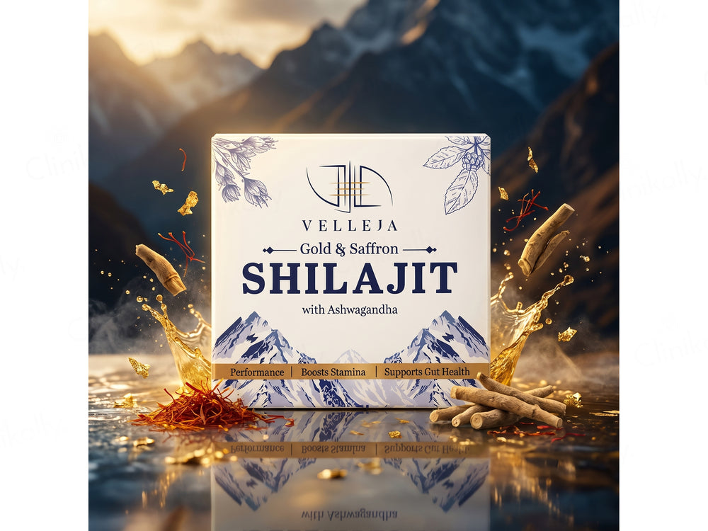 Velleja Gold & Saffron Shilajit With Ashwagandha