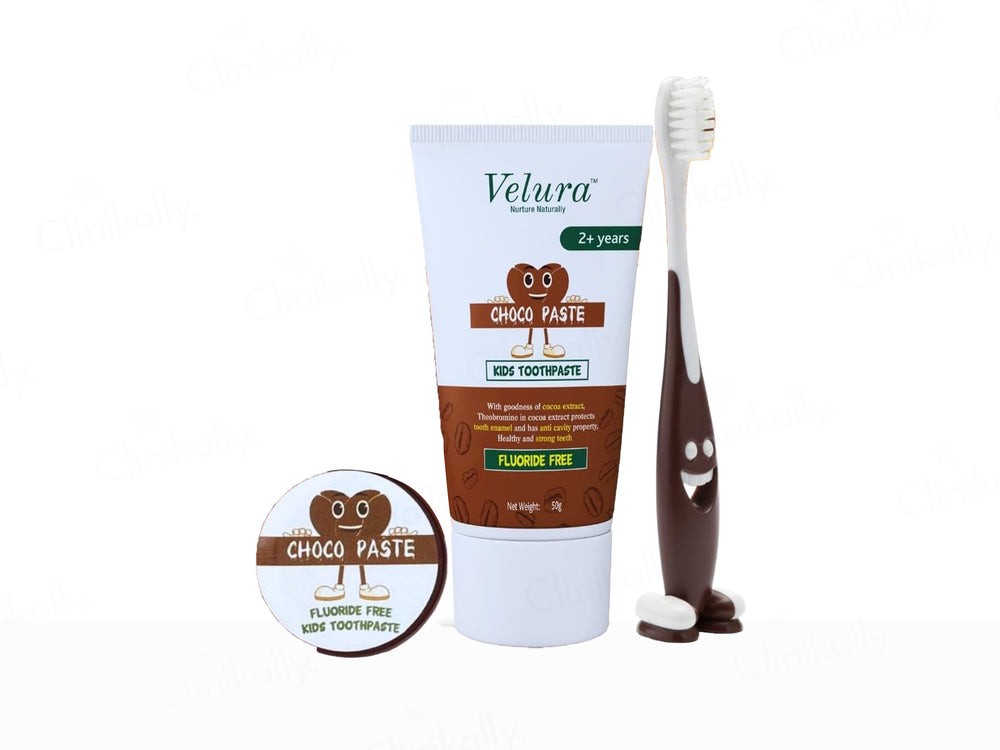 Velura Choco Paste Kids Toothpaste Kit