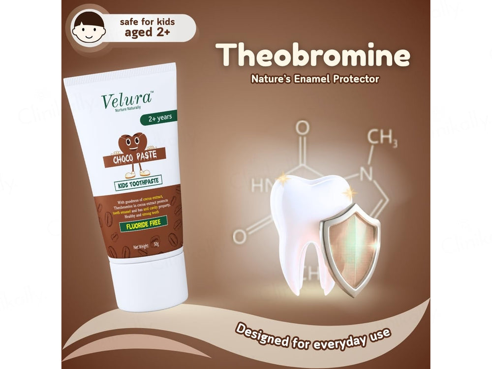 Velura Choco Paste Kids Toothpaste Kit