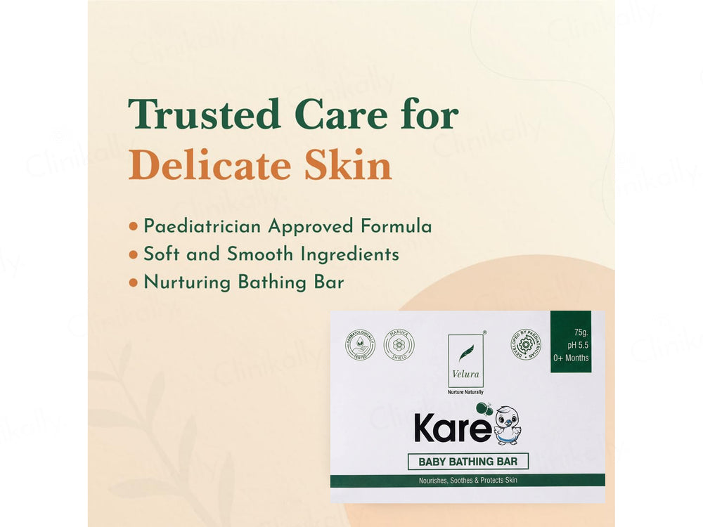 Velura Kare Baby Bathing Bar