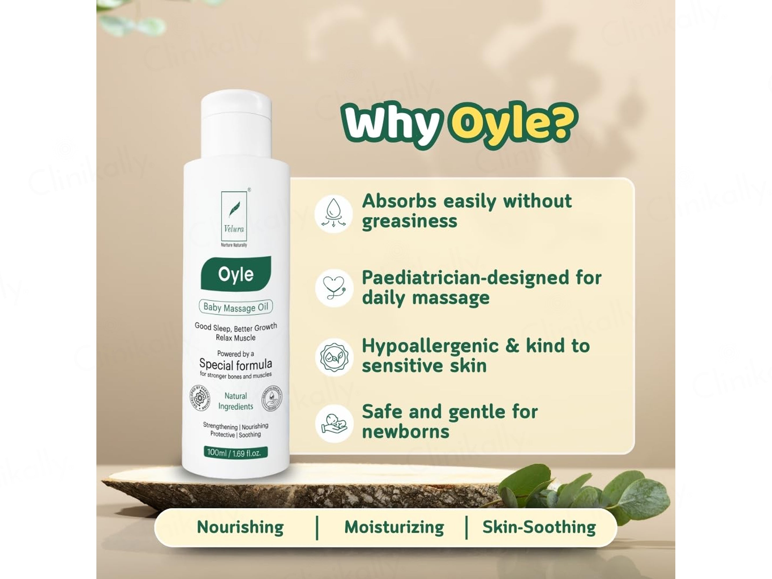 Velura Oyle Baby Massage Oil